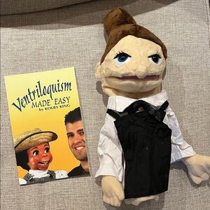 Ventriloquist Puppet with Book